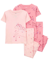 Pijama longo bebê 4 peças unicórnios multicor | Carter's