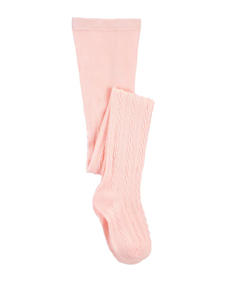 Meia calça bebê texturizada rosa | Carter's