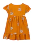 Vestido bebê evasê floral laranja | Carter's